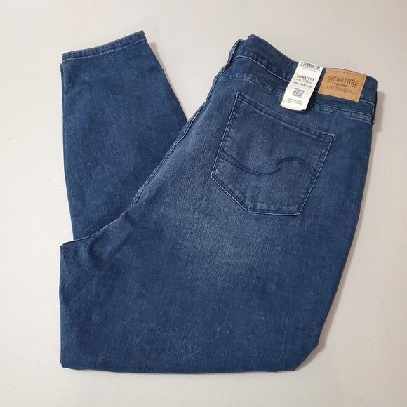 Signature Levi Strauss Jeans Women's 24 Short Skinny Stretch NWT - Picture 12 of 15